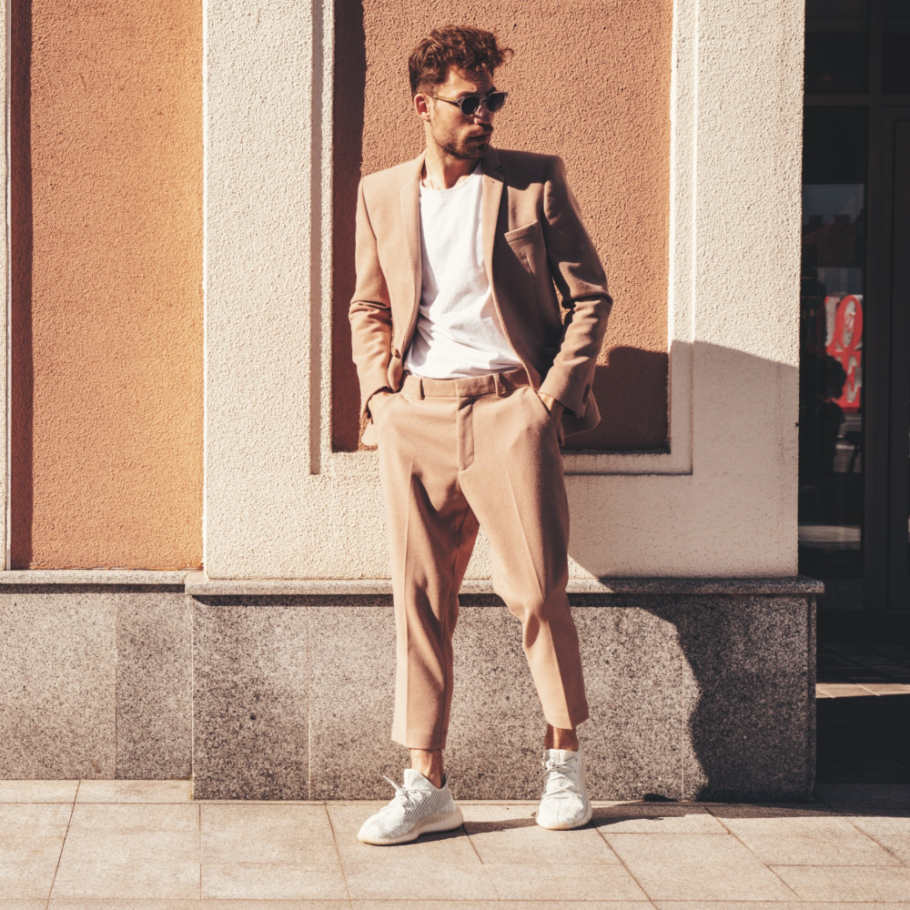 Here's how to style sneakers with a suit On occasions that call for a suit,  there's no reason you need to dress like your dad. If you're… | Instagram