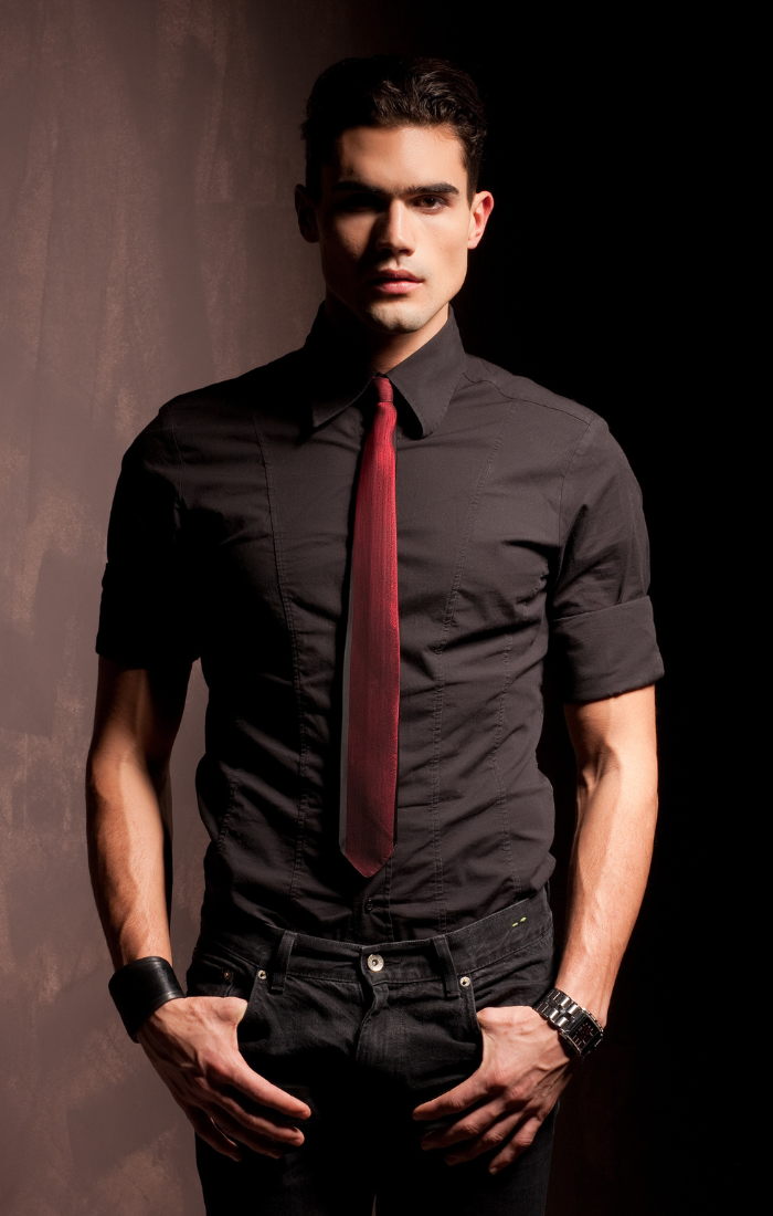 Black Shirt Matching Pant Combination for Men